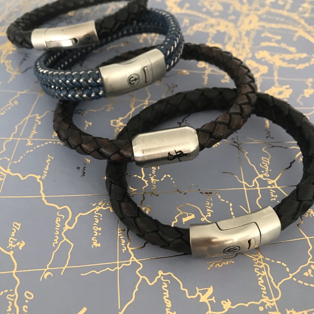 Bracelets. Leather and Rope. Clearance Collection
